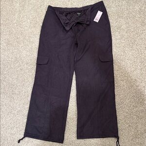 NWT Wild Fable Deep Purple Cargo Trousers